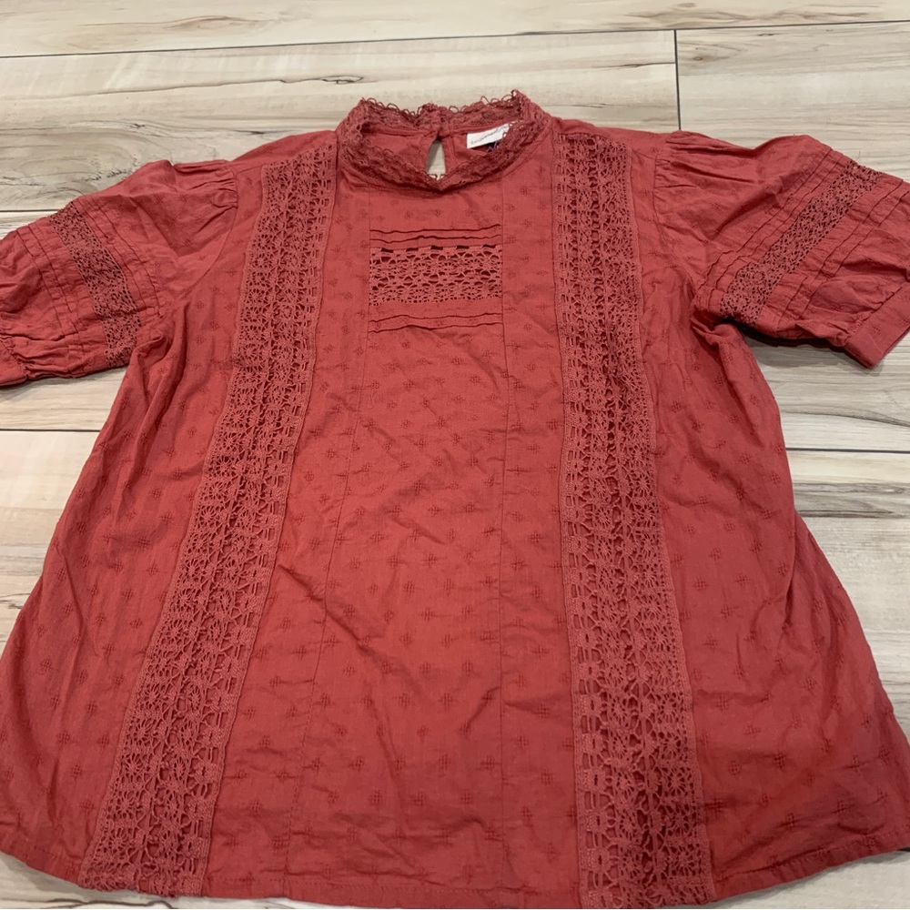 Universal Thread Eyelet Blouse - image 7